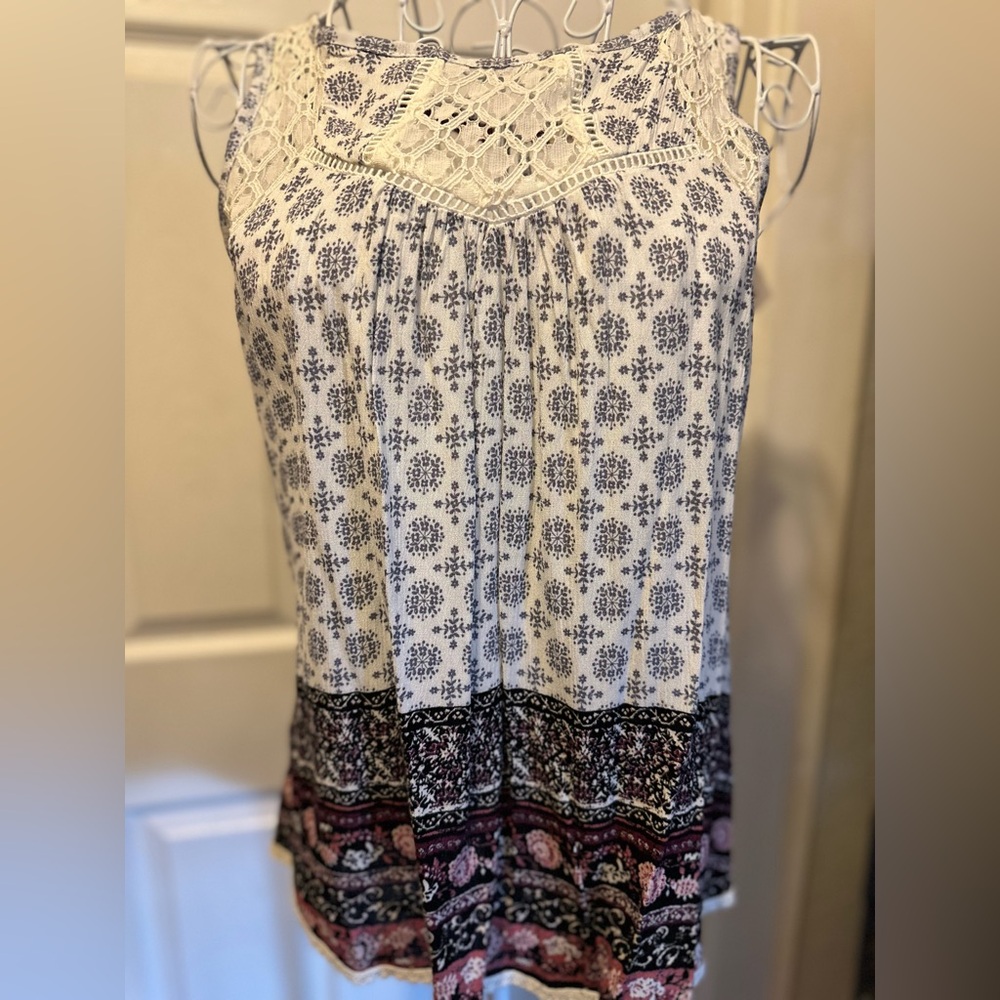 Vintage Rewind Tank Tunic Top